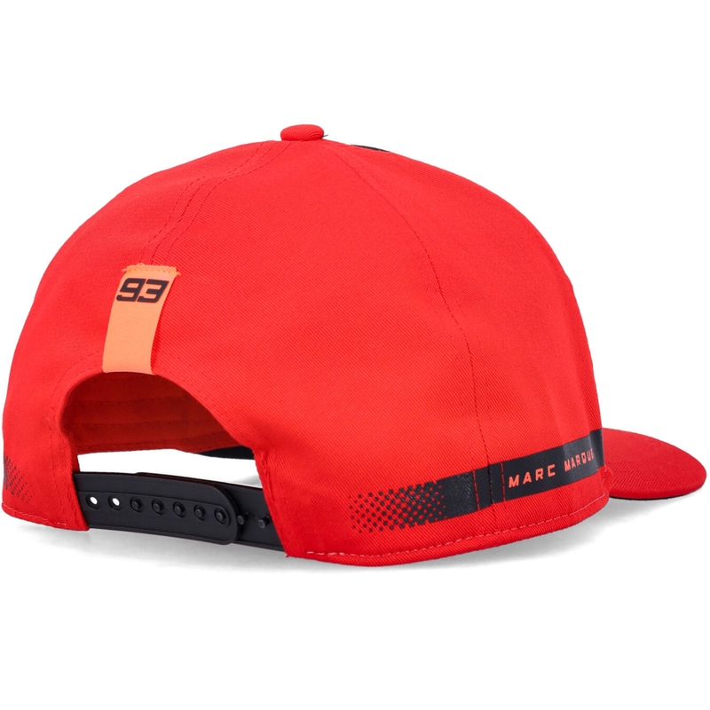 Ducati Marc Marquez Mid Visor Pixelled 93 -lippis, musta-punainen