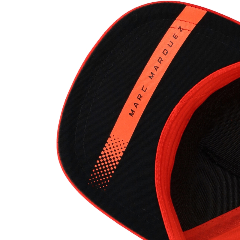 Ducati Marc Marquez Mid Visor Pixelled 93 -lippis, musta-punainen