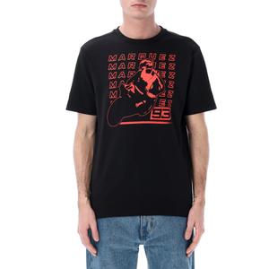 Ducati Marc Marquez -logolla varustettu t-paita, musta