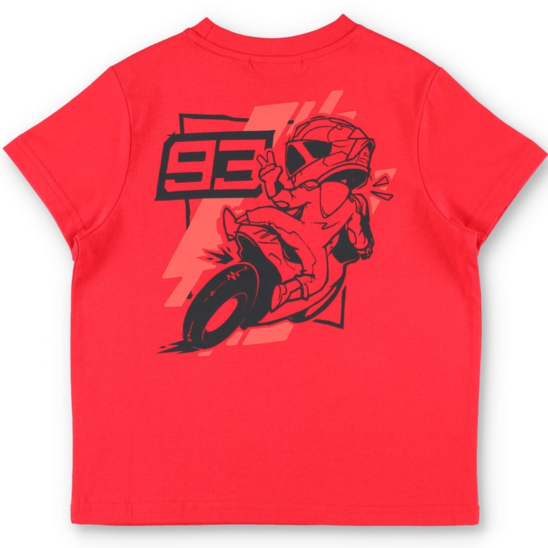 Lasten Ducati Marc Marquez Graphic -pyöräilyt-paita, punainen