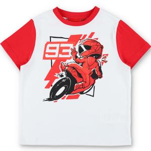Lasten Ducati Marc Marquez Graphic -pyöräilyt-paita, valkoinen