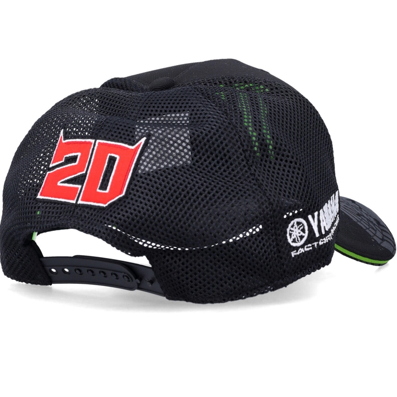 Yamaha Monster Fabio Quartararo Sponsor Cap musta