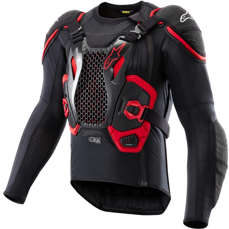 Alpinestars TECH-AIR®OFF-ROAD -järjestelmän moottoripyörän turvatyynyliivi musta-punainen
