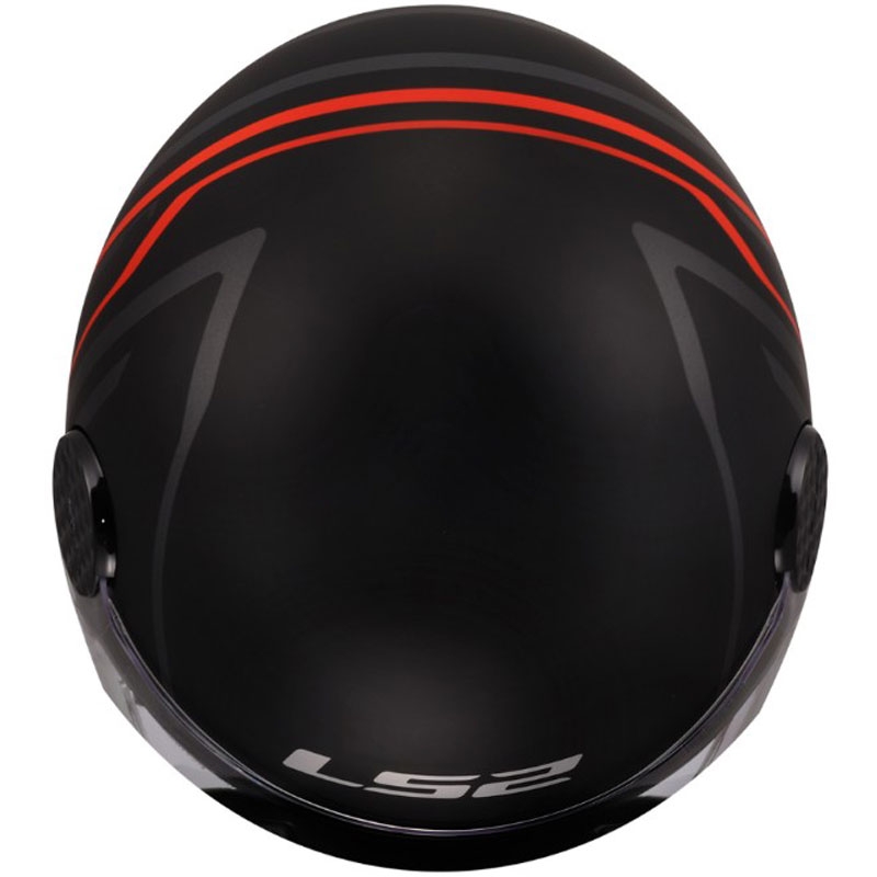 Avokypärä LS2 OF558 Sphere Lux II Minimum musta-punainen