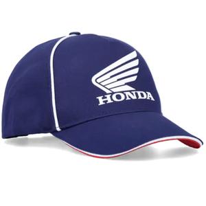 Honda Racing -lippis, valkoinen, siipi sininen