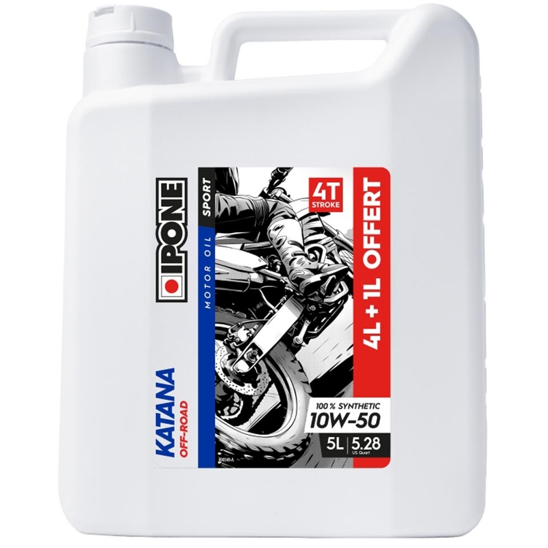 Moottoriöljy Ipone Katana Off Road 10W50 synteettinen 5 l