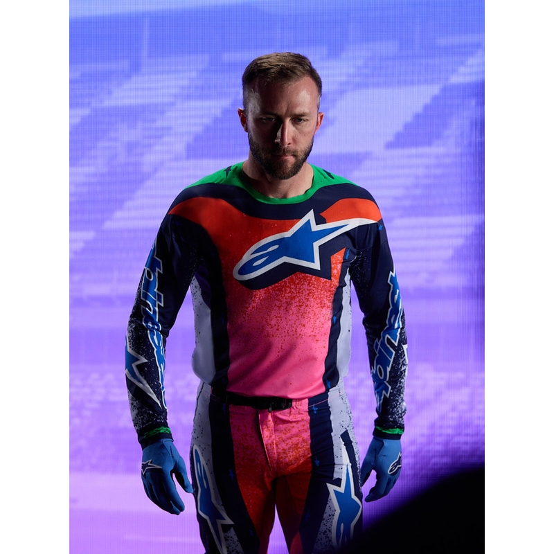 Alpinestars Supertech Limited Edition Records Motocross-paita - Harmaa