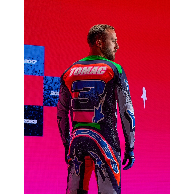 Alpinestars Supertech Limited Edition Records Motocross-paita - Harmaa