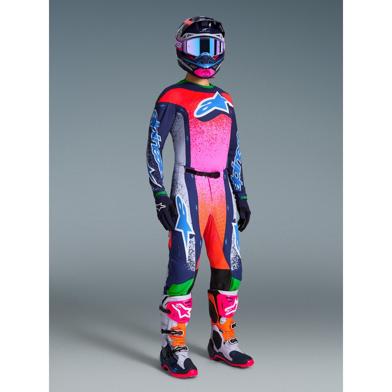 Alpinestars Supertech Limited Edition Records Motocross-paita - Harmaa
