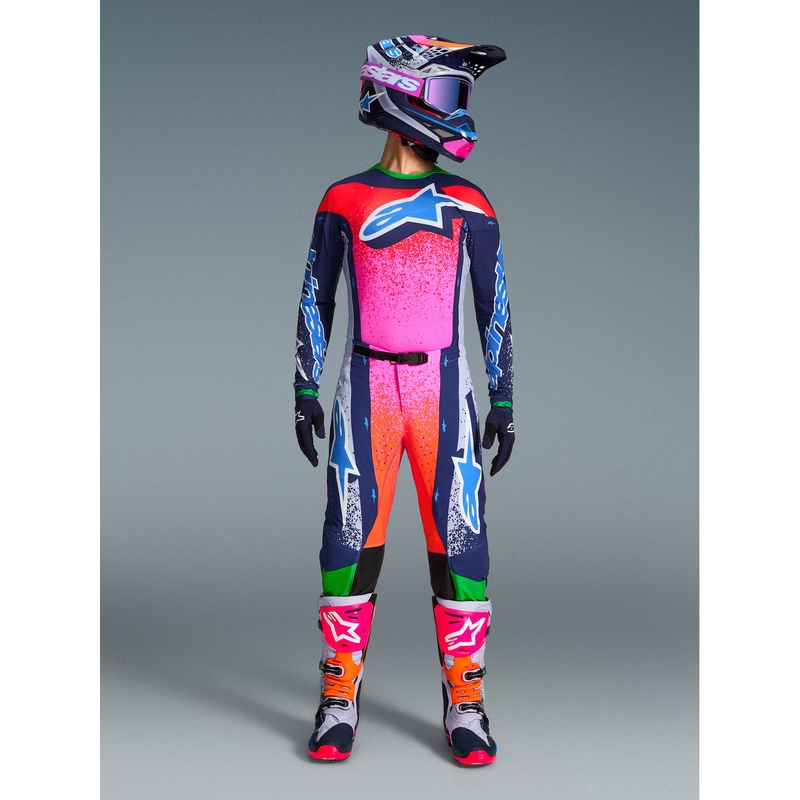 Alpinestars Supertech Limited Edition Records Motocross-paita - Harmaa
