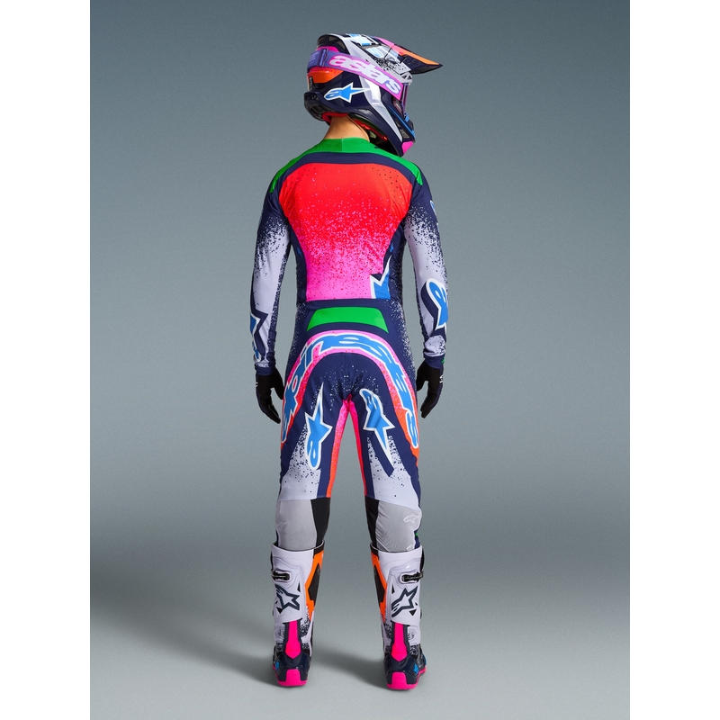 Alpinestars Supertech Limited Edition Records Motocross-paita - Harmaa