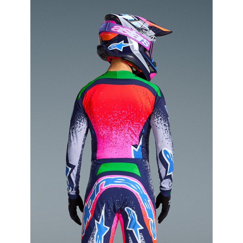 Alpinestars Supertech Limited Edition Records Motocross-paita - Harmaa