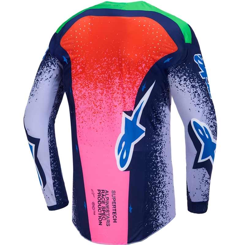 Alpinestars Supertech Limited Edition Records Motocross-paita - Harmaa