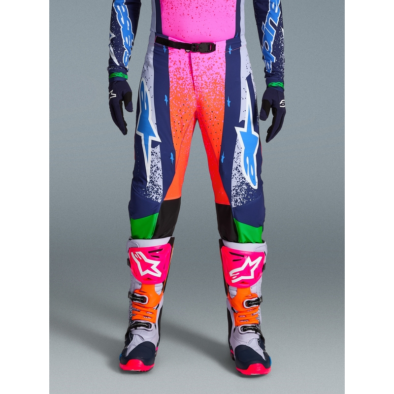 Alpinestars Supertech Limited Edition Records Motocross-housut Harmaa
