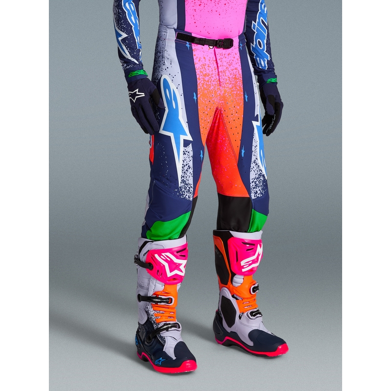Alpinestars Supertech Limited Edition Records Motocross-housut Harmaa
