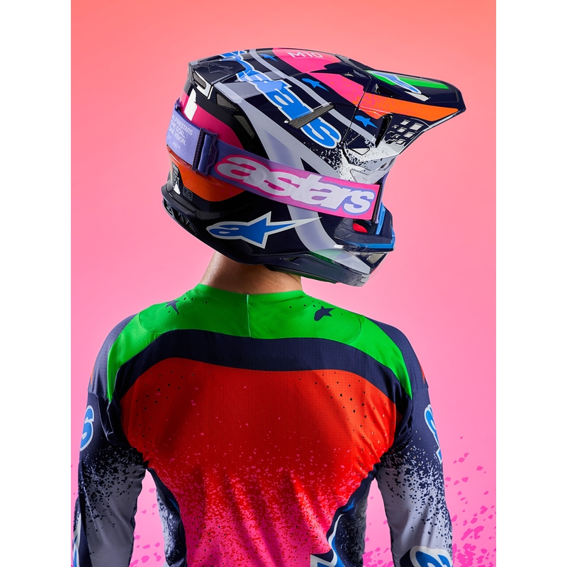 Alpinestars Supertech S-M10 Limited Edition Records Motocross Kypärä Harmaa