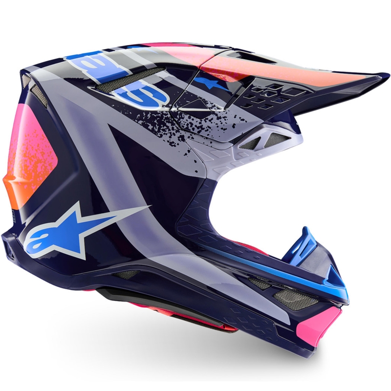 Alpinestars Supertech S-M10 Limited Edition Records Motocross Kypärä Harmaa