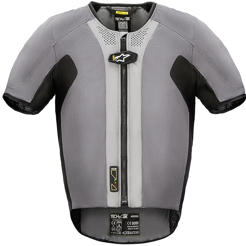 Alpinestars TECH-AIR®5 V2 -järjestelmän turvatyynyliivi harmaa-musta