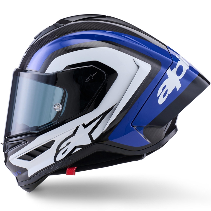Alpinestars Supertech R10 Arius -moottoripyöräkypärä, musta-sini-valkoinen