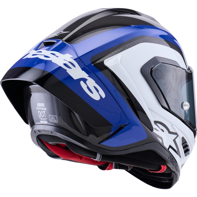 Alpinestars Supertech R10 Arius -moottoripyöräkypärä, musta-sini-valkoinen