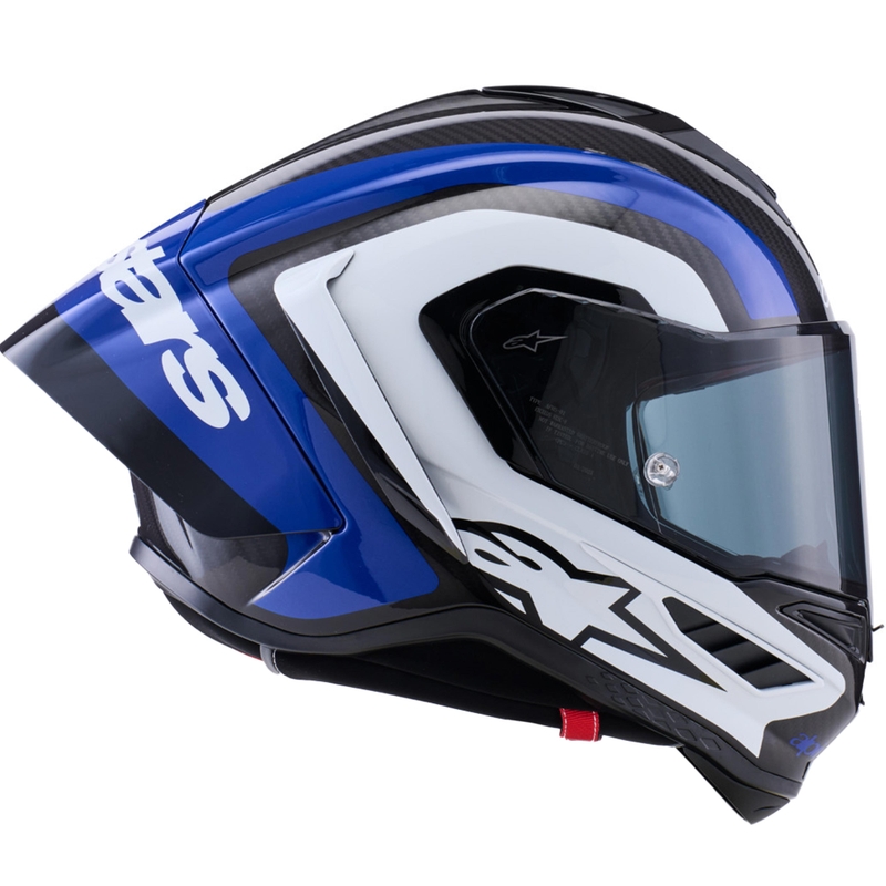 Alpinestars Supertech R10 Arius -moottoripyöräkypärä, musta-sini-valkoinen