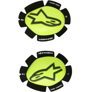 Alpinestars GP Plus -slidersit 2 kpl fluo keltainen-musta