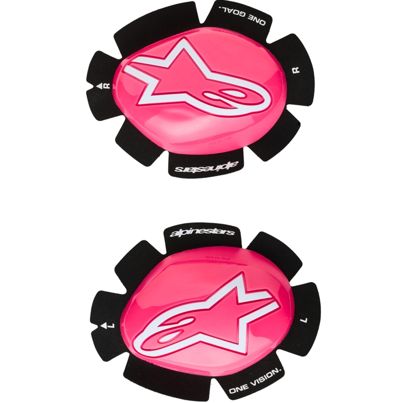 Alpinestars GP Plus -slidersit 2 kpl fluo pinkki-valkoinen