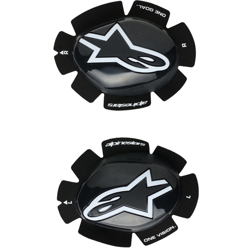 Alpinestars GP Plus -slidersit 2 kpl musta-valkoinen