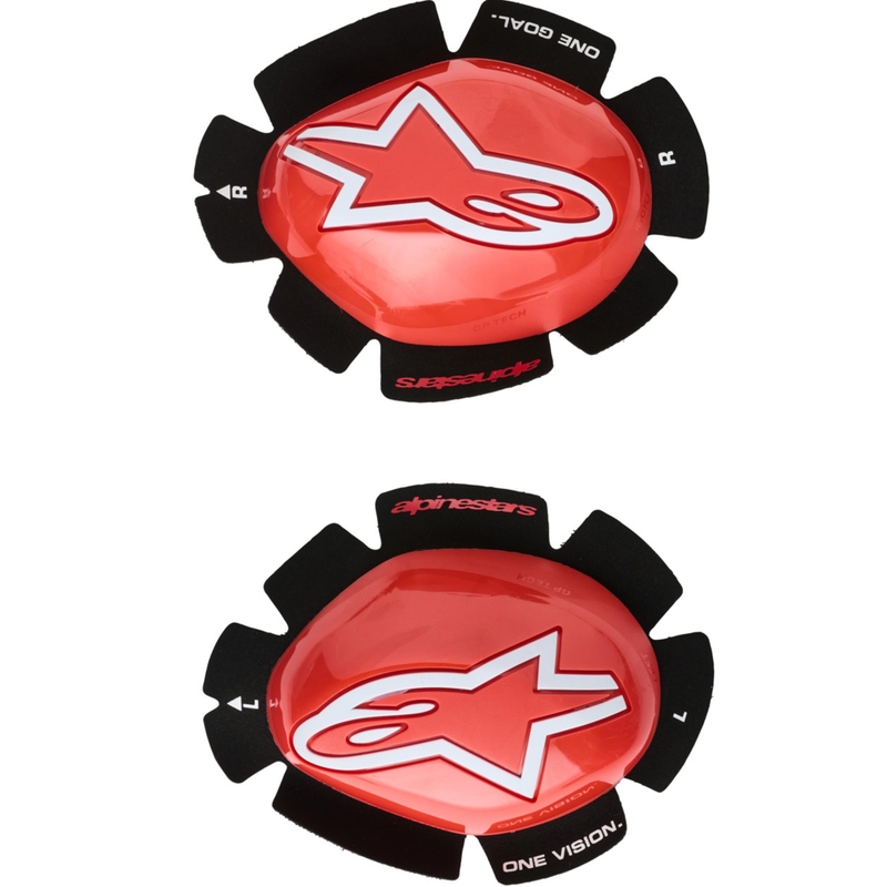 Alpinestars GP Tech polvisuojat puna-valkoiset