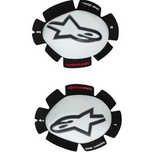 Alpinestars GP Tech polvisuojat valko-musta