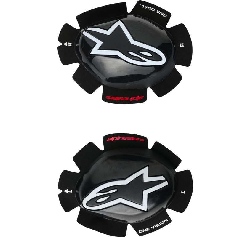 Alpinestars GP Tech polvisuojat musta-valkoiset