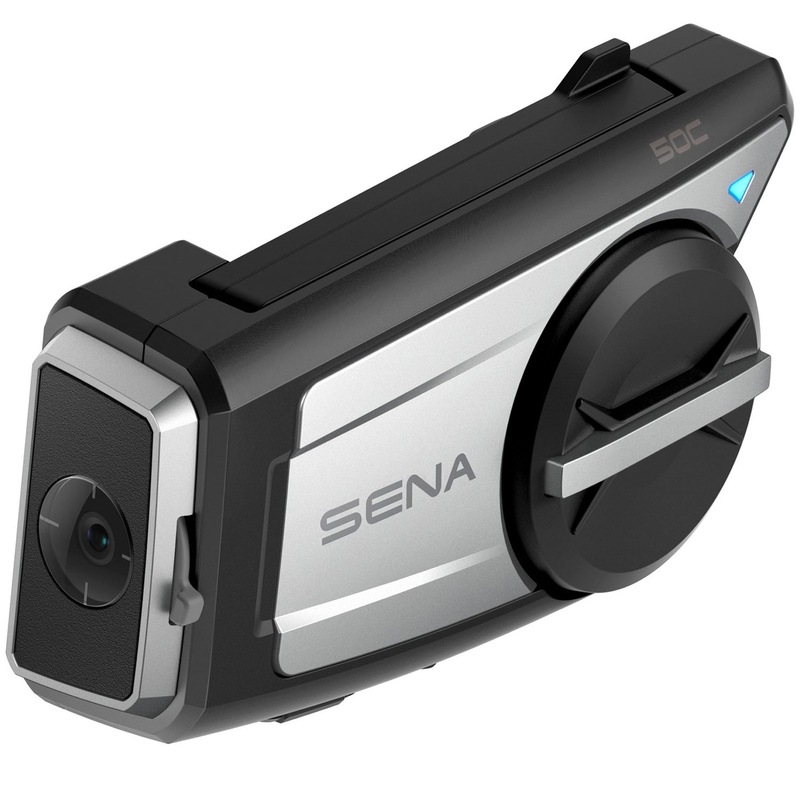 Verkkokuulokkeet SENA 50C, jossa on 4K-kamera
