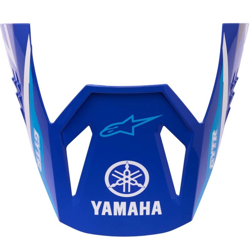 Lasten moottoripyöräkypärien visiiri Alpinestars S-M3 Yamaha -mallistoon, sinivalkoinen