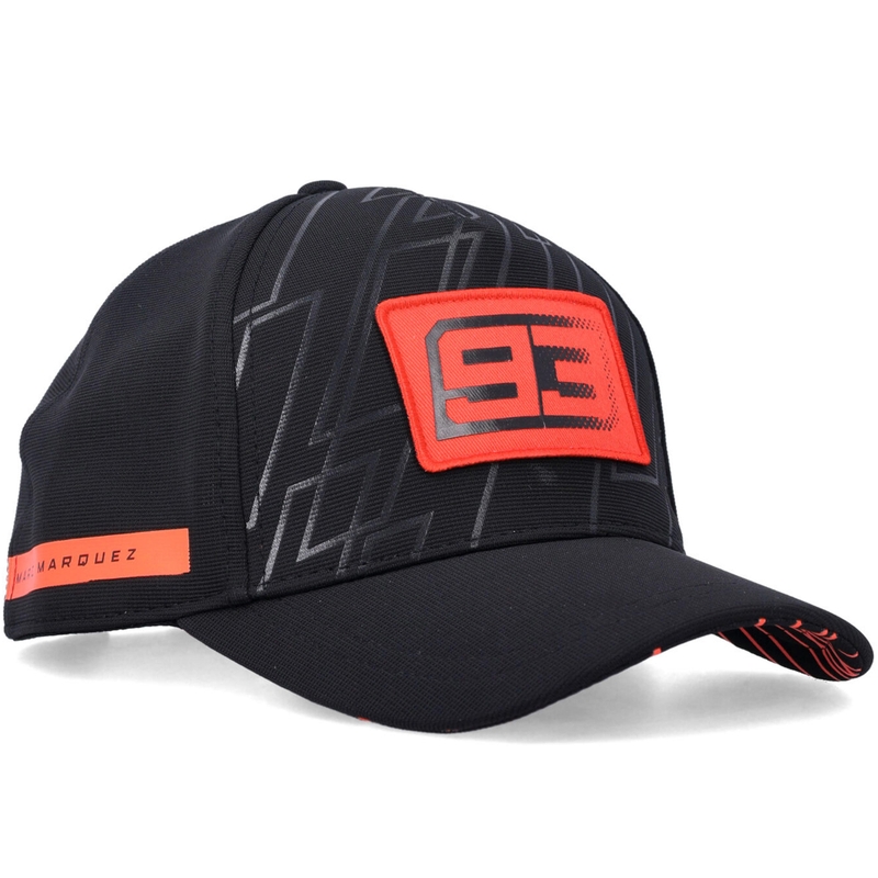 Ducati Marc Marquez tekninen lippalakki 93 Patch musta