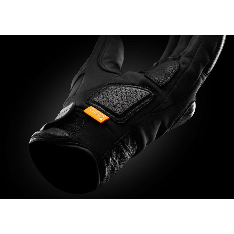 Furygan TD Soft D3O® PRIMALOFT® Moottoripyöräkäsineet Musta