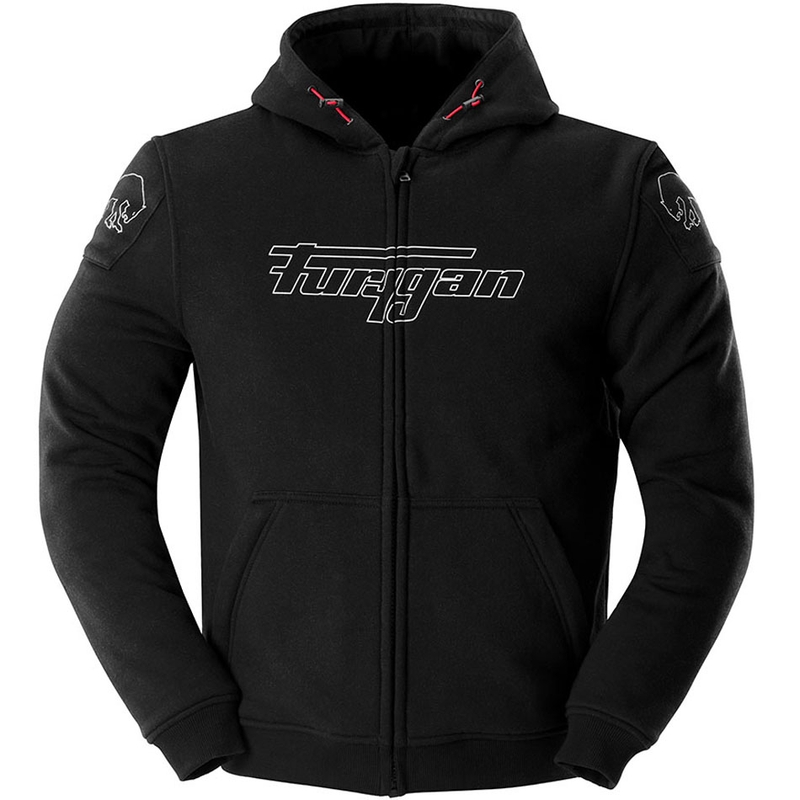 Furygan Livio X Kevlar® -moottoripyörätakki musta-valkoinen
