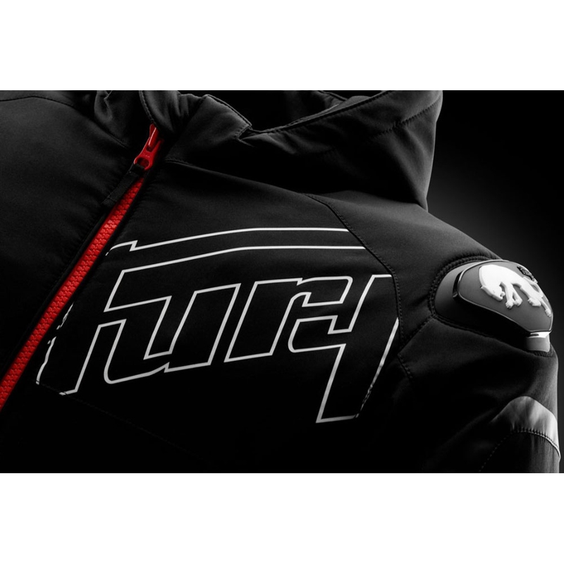 Furygan Sektor Roadster Evo moottoripyörätakki musta-valko-punainen