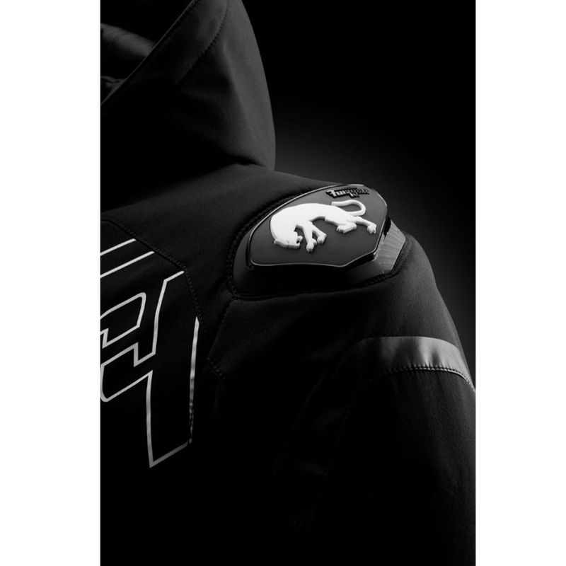 Furygan Sektor Roadster Evo moottoripyörätakki musta-valko-punainen