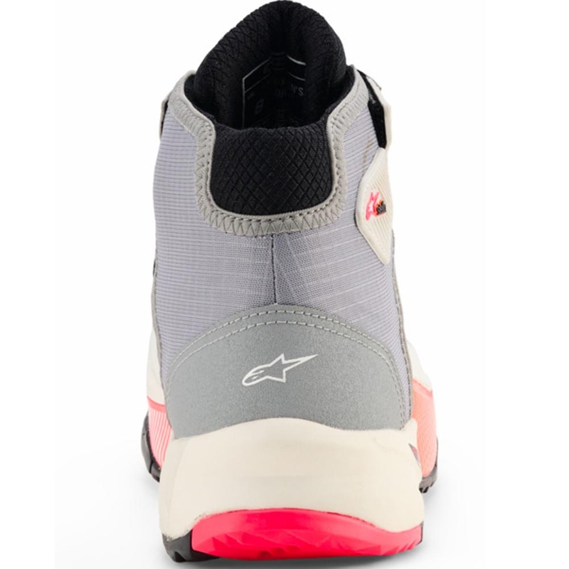 Alpinestars Stella CR-X Drystar Naisten MP-Saappaat Valkoinen-Vaaleanharmaa-Musta-Fluo Pinkki