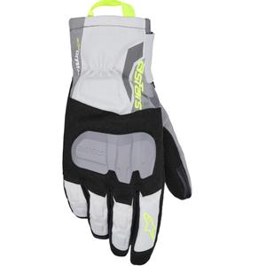Alpinestars XT-3 Drystar Eristetyt Moottoripyörähanskat Musta-Tummanharmaa-Vaaleanharmaa-Keltainen