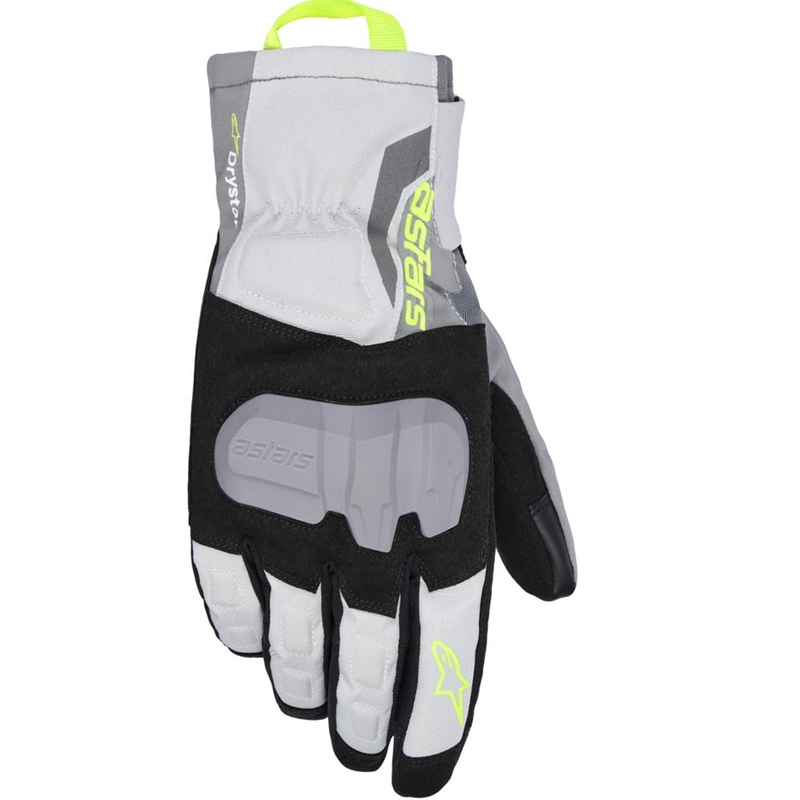 Alpinestars XT-3 Drystar Eristetyt Moottoripyörähanskat Musta-Tummanharmaa-Vaaleanharmaa-Keltainen