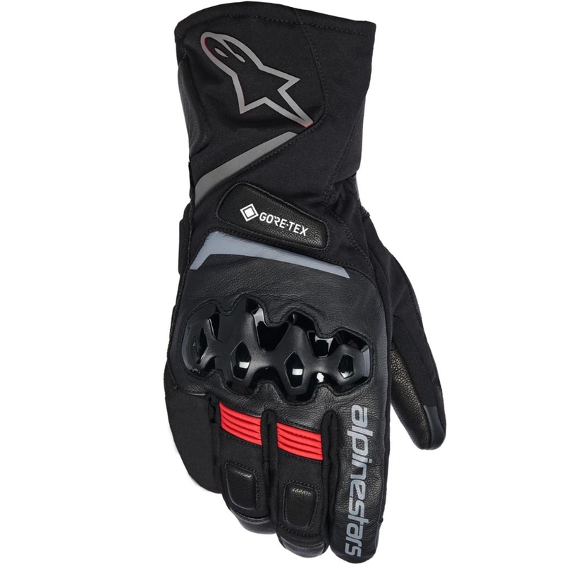 Alpinestars WT-8 GORE-TEX® Eristetyt moottoripyöräkäsineet musta-punainen