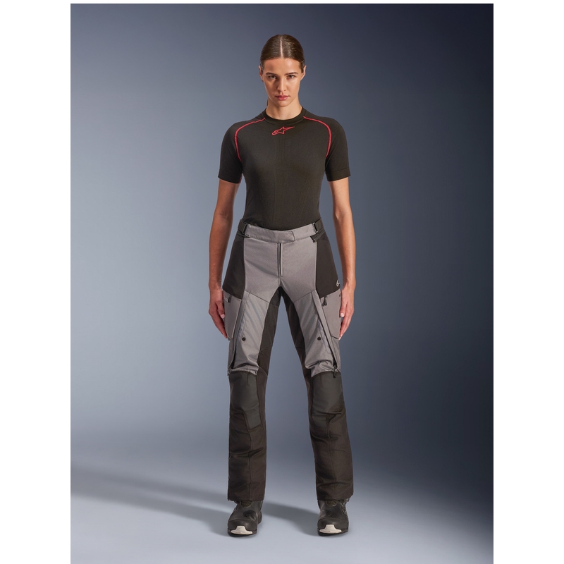 Alpinestars Stella Andes V4 Drystar naisten moottoripyörähousut musta-tummanharmaat