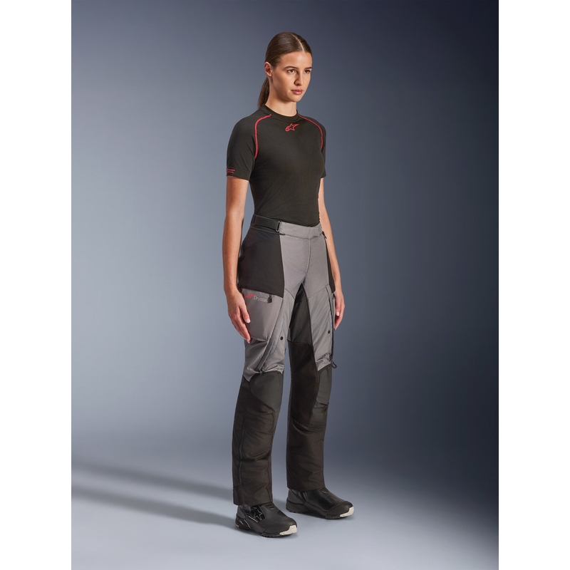 Alpinestars Stella Andes V4 Drystar naisten moottoripyörähousut musta-tummanharmaat