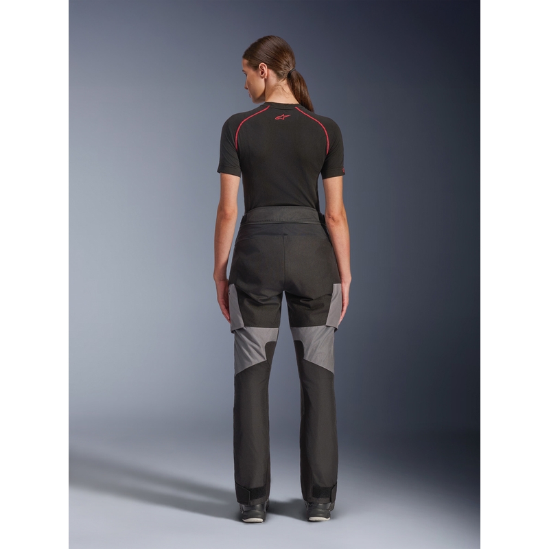 Alpinestars Stella Andes V4 Drystar naisten moottoripyörähousut musta-tummanharmaat