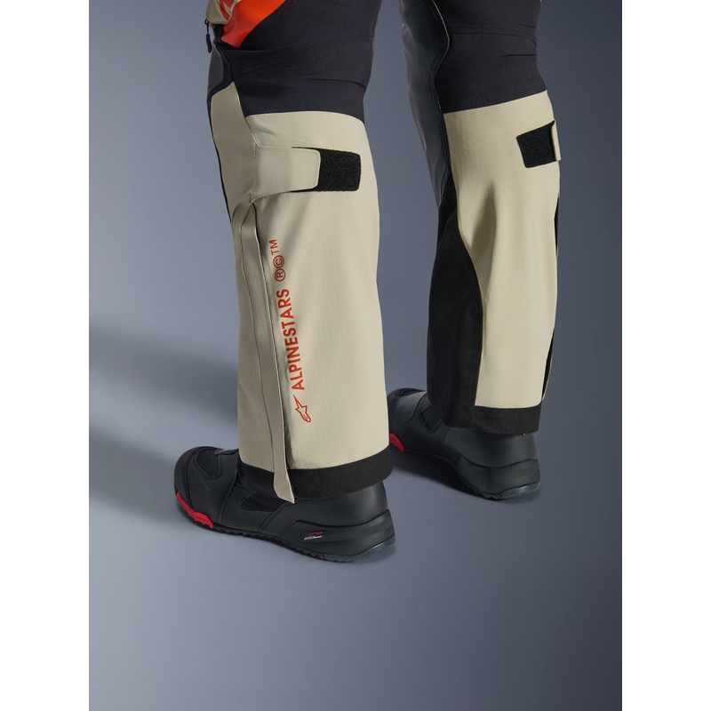 Alpinestars Halo PRO Drystar XF -moottoripyörähousut kermanvalkoinen-musta-punainen