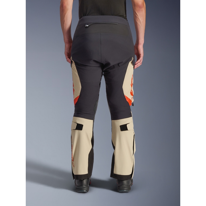 Alpinestars Halo PRO Drystar XF -moottoripyörähousut kermanvalkoinen-musta-punainen