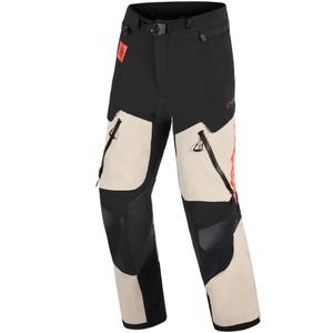 Alpinestars Halo PRO Drystar XF -moottoripyörähousut kermanvalkoinen-musta-punainen