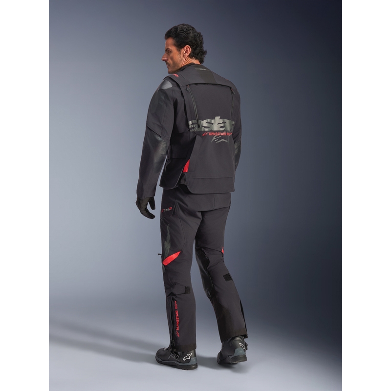 Alpinestars Halo PRO Drystar XF -moottoripyörätakki musta-tummanharmaa-punainen