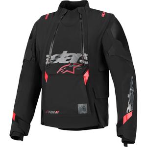 Alpinestars Halo PRO Drystar XF -moottoripyörätakki musta-tummanharmaa-punainen